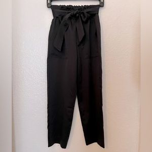 Abercrombie and Fitch Black Satin Pants